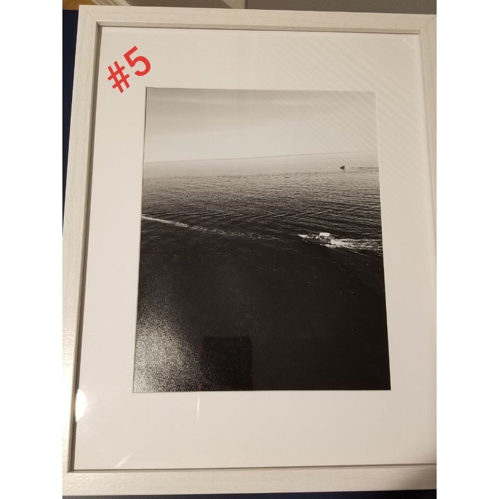 "Barca sull'Acqua" Black and White Picture of Italy